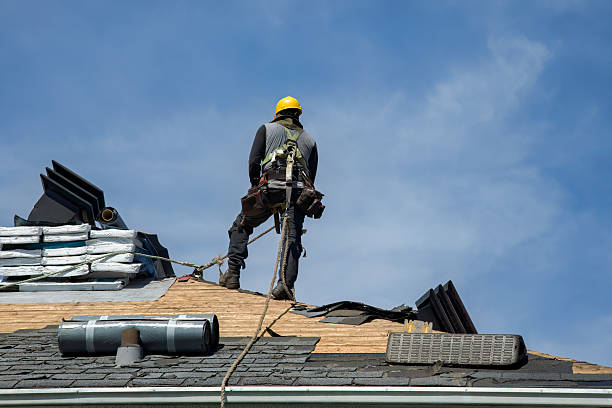 Professional Roof Replacement technician working in Winnetka, CA